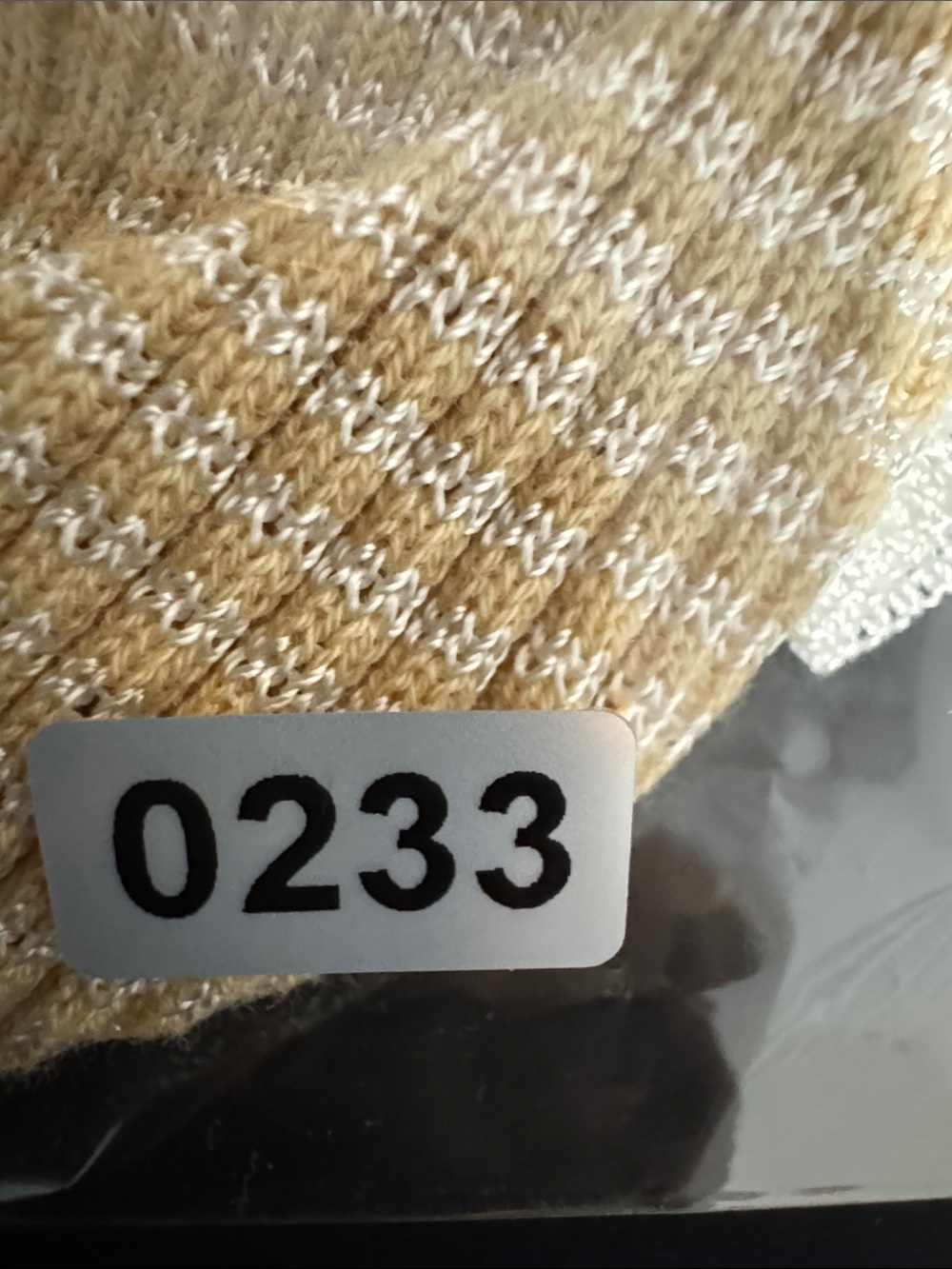 Cache Beige Ribbed Knit Top with Ribbon Detail - Picture 9 of 9